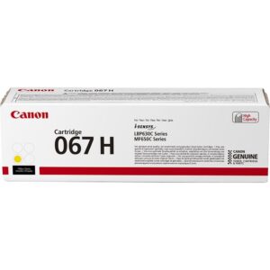 Toner Canon CRG067HY, Galben, capacitate 2350 pagini, pentru LBP-631 /
