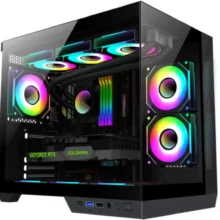 Carcasa gaming Serioux Shadow, fara sursa, tip middle towe