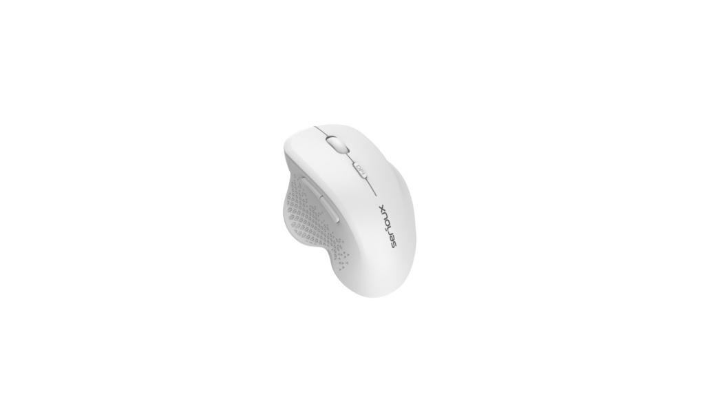 Mouse Serioux Glide 515 Wireless, Alb, Senzor: Optic, DPI: 800/ - imagine 6