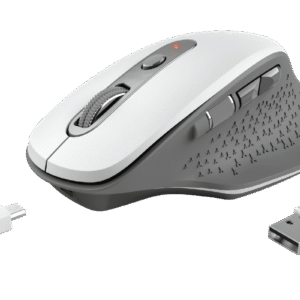 Mouse Trust Ozaa, Rechargeable Wireless, alb