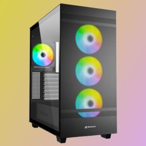 Carcasa Sharkoon C50 BLACK RGB Mid Tower NEGRU