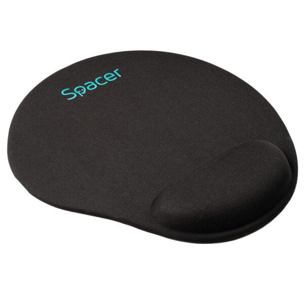 Mousepad Spacer, suport incheietura cu gel, cauciuc si material textil,