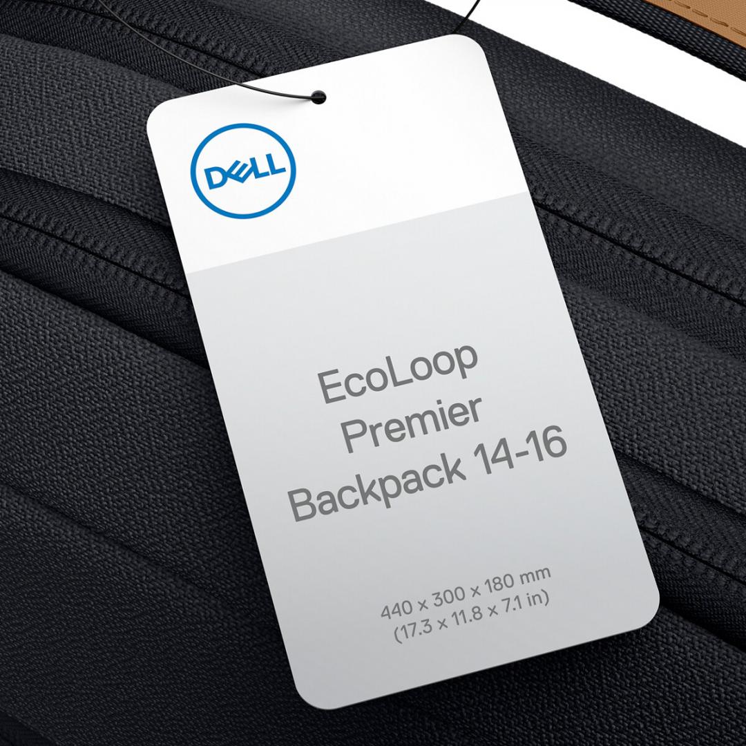 DELL Ecoloop Backpack 16″ CP7625 Black - imagine 15