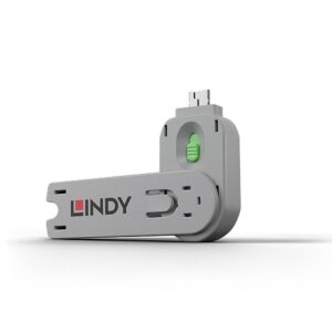 Lindy USB A Port Blocker (fara cheie) Green  Description