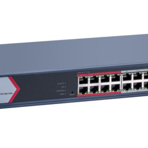 Switch PoE Hikvision DS-3E1318P-EI/M: 16 × 10/100 Mbps PoE port,1