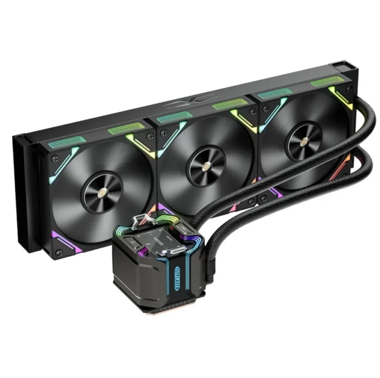 Cooler Procesor 1stPlayer X - Starship 360 - bk - display IPS personalizabil de 2 - compatibil AMD/Intel - negru - 4