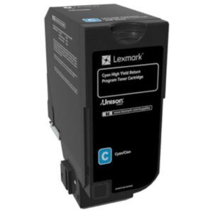Toner Lexmark 84C2HC0, return program, cyan, 16k ,compatibil cuCX725DE, CX725DHE,