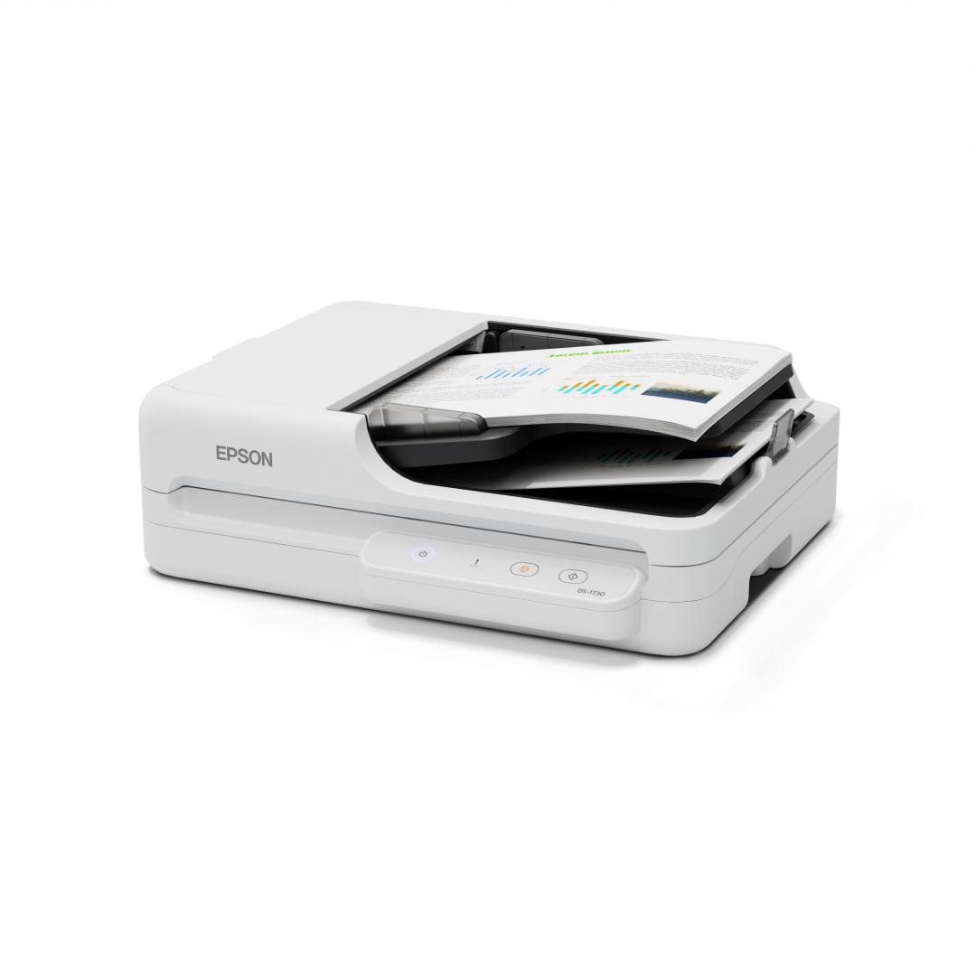 EPSON WorkForce DS-1730 DESKTOP A4 SCANNER, Tip Flatbed, Rezolutie 1.200 - imagine 3