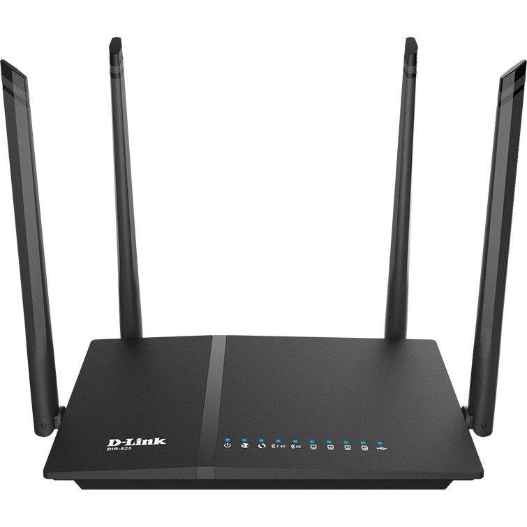 D-Link, Router Wireless AC1200 Dual-band, 300 Mbps 2.4 GHz, 867