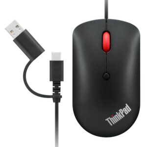 Lenovo ThinkPad USB-C Wired Compact Mouse