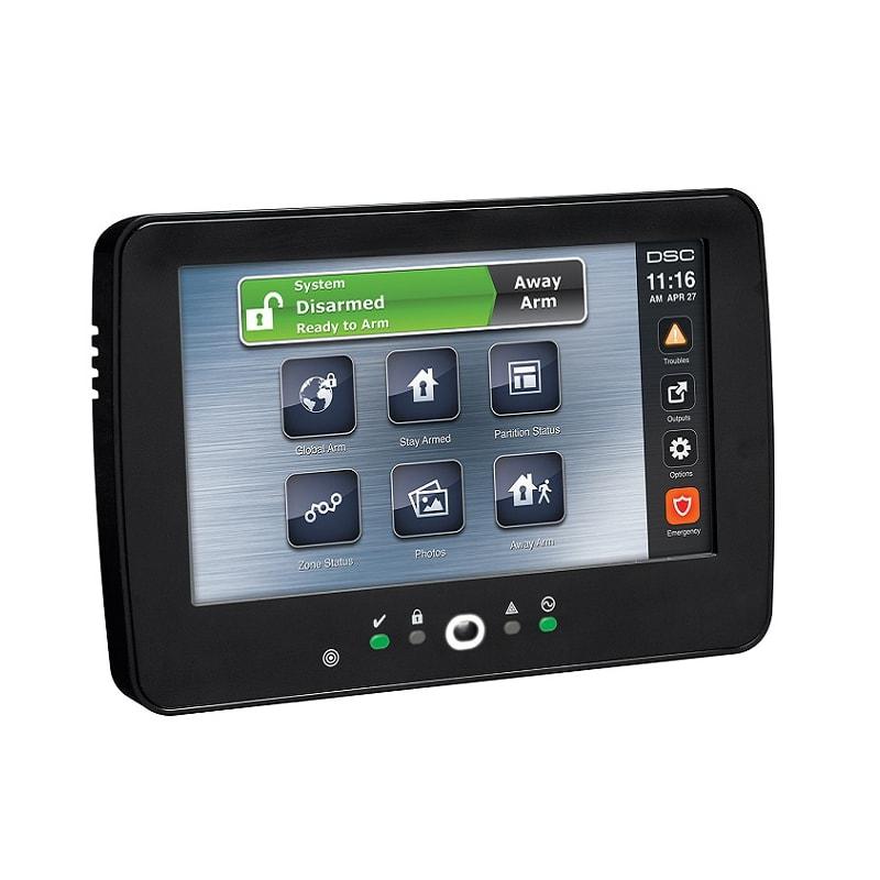 Tastatura LCD color "touchscreen",DSC NEO-TOUCH B; 7" (177.8 mm), meniu