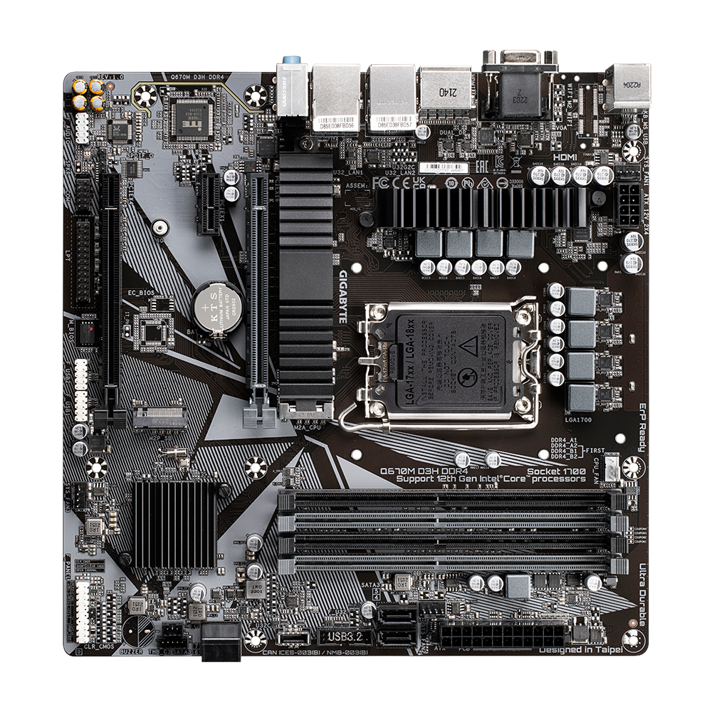 Placa de bază Gigabyte Q670 D3H LGA1700 - imagine 3