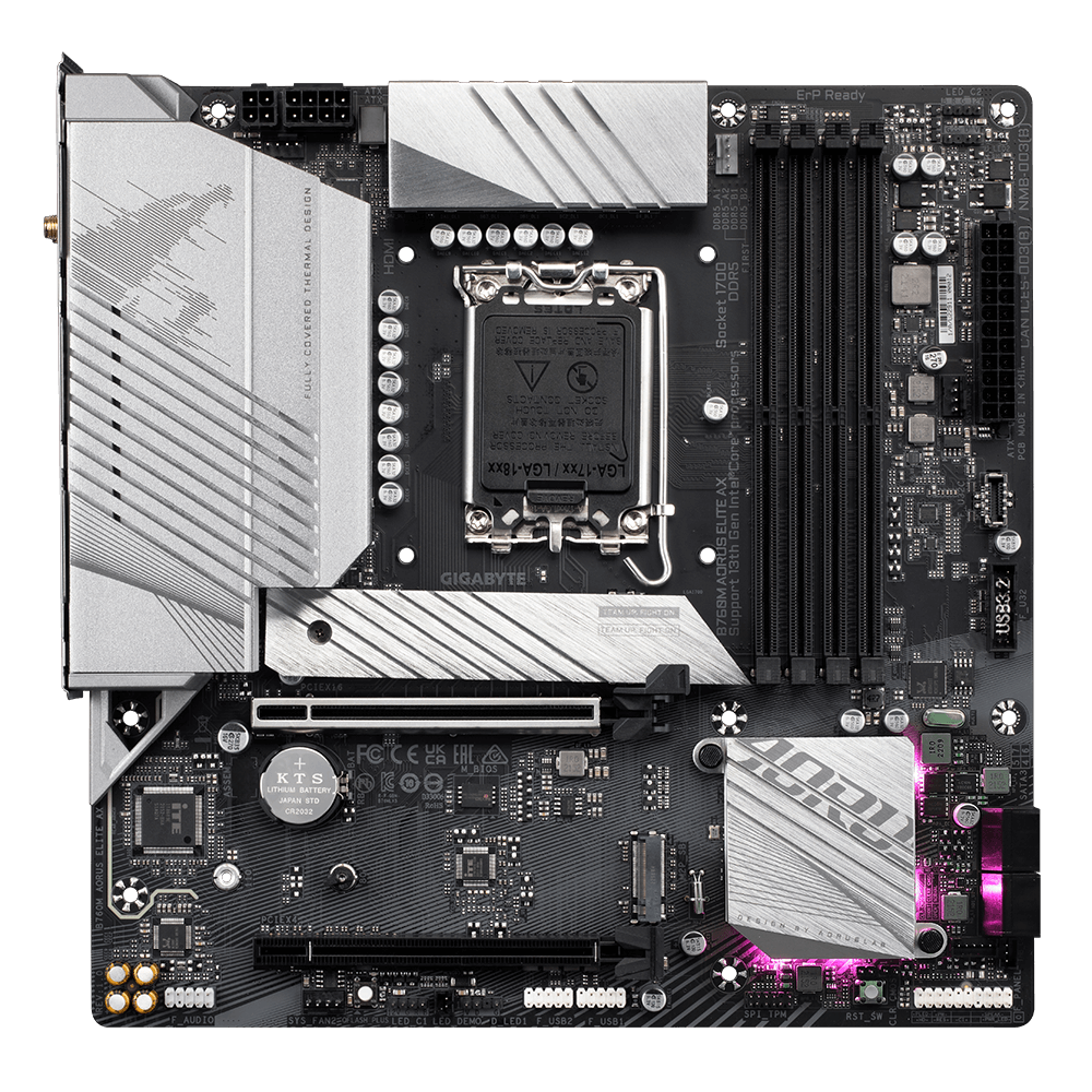 Placa de bază Gigabyte B760M AORUS ELITE AX LGA1700 - imagine 3