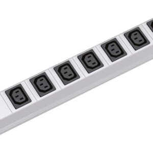Bachmann IT PDU 8x prize IEC13,10A microfuse, interchangeable,in IEC 14