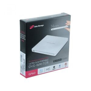 Ultra Slim Portable DVD-R White Hitachi-LG GP60NW60.AUAE12W, GP60NW60 Series, DVD