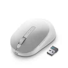 Mouse DELL Premier, Rechargeable Wireless, Argintiu