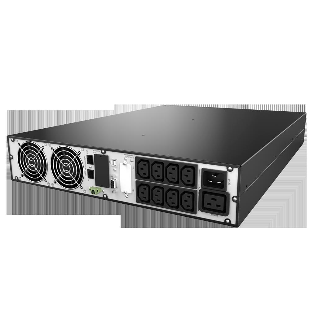 UPS nJoy Balder 3000, 3000VA/ 3000W, On-line, LCD Display, Montare - imagine 6