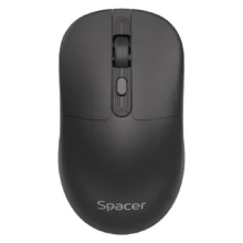 Mouse Spacer Wireless, Rezolutie 1600DPI, butoane/scroll 4/1, Buton ON/OFF, Click Silentios