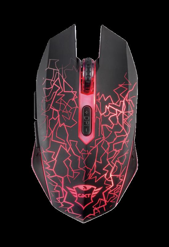 Mouse Trust GXT 107 Izza, Wireless Gaming, negru - imagine 6