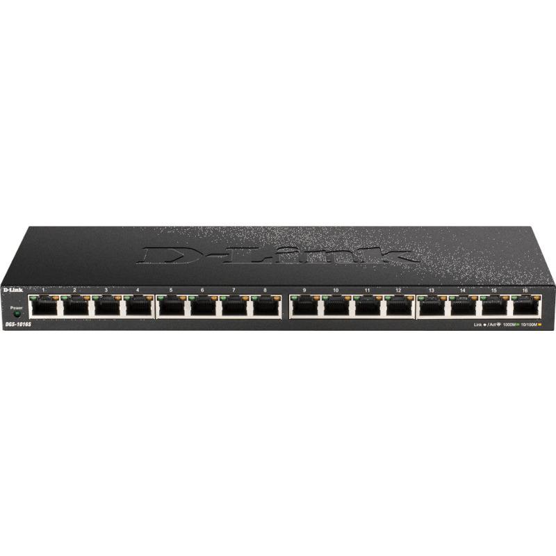 Switch D-Link DGS-1016S, 16 port,10/100/1000 Mbps - imagine 3
