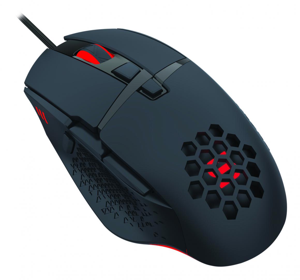 Mouse gaming Serioux Tobis, Senzor Sunplus 192, 1000-6400 DPI, switch - imagine 4
