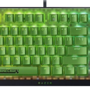 Tastatura mecanica gaming BlackWidow V4 X (Green Switch) – Minecraft