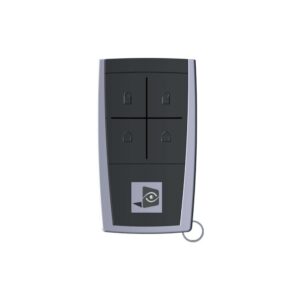 Telecomanda cu 4 butoane Videofied KF240, pentru armare/dezarmare, dimensiuni: 70