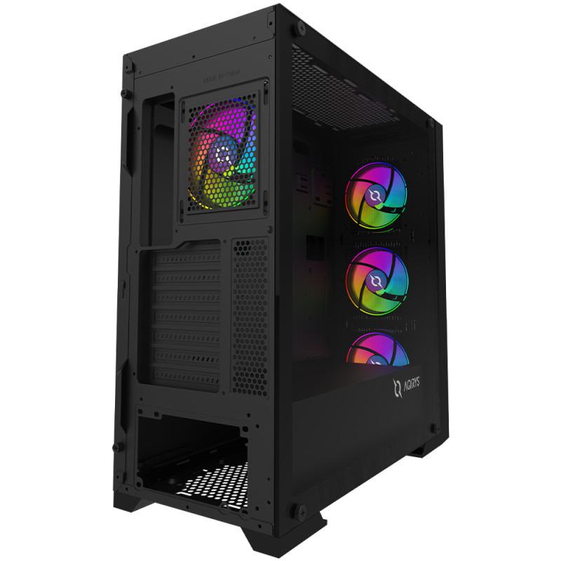 Carcasa AQIRYS Avior Mid Tower ARGB NEGRU - imagine 15