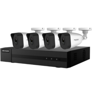 KIT IP 4x CAMERE BULLET 4MP IPC-B140H(2.8 mm) + 1x