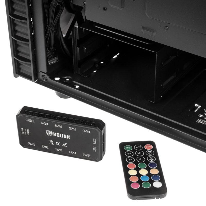 Carcasa Kolink Observatory Lite Mesh ARGB Mid Tower NEGRU - imagine 10