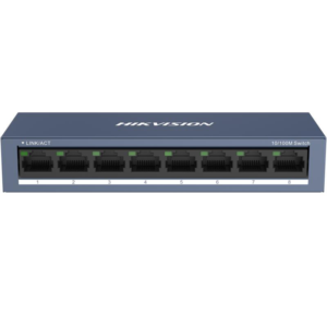 Switch Hikvision DS-3E0108-O: 8 × 10/100 Mbps RJ45 Port, tensiune