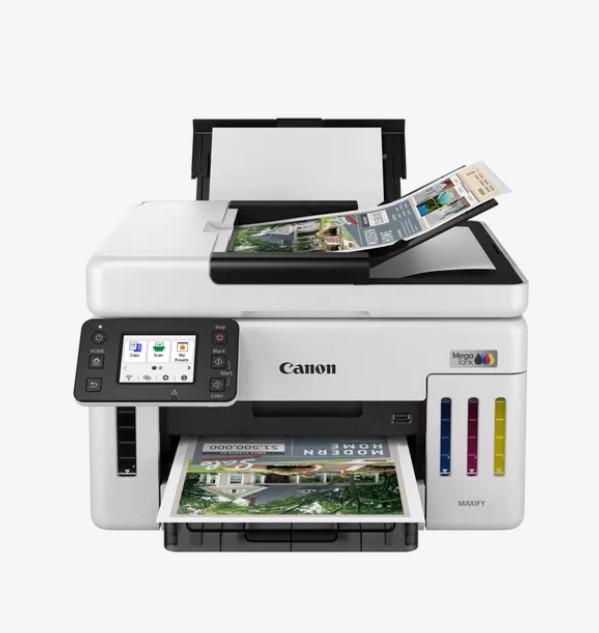 Multifunctional inkjet color CISS Canon Maxify GX6140, ( Print,Copy,Scan, Cloud), - imagine 5