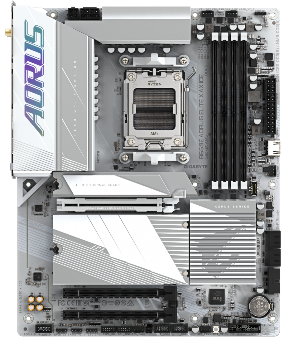 Placa de bază Gigabyte B650E AORUS ELITE AX ICE AM5 - imagine 3