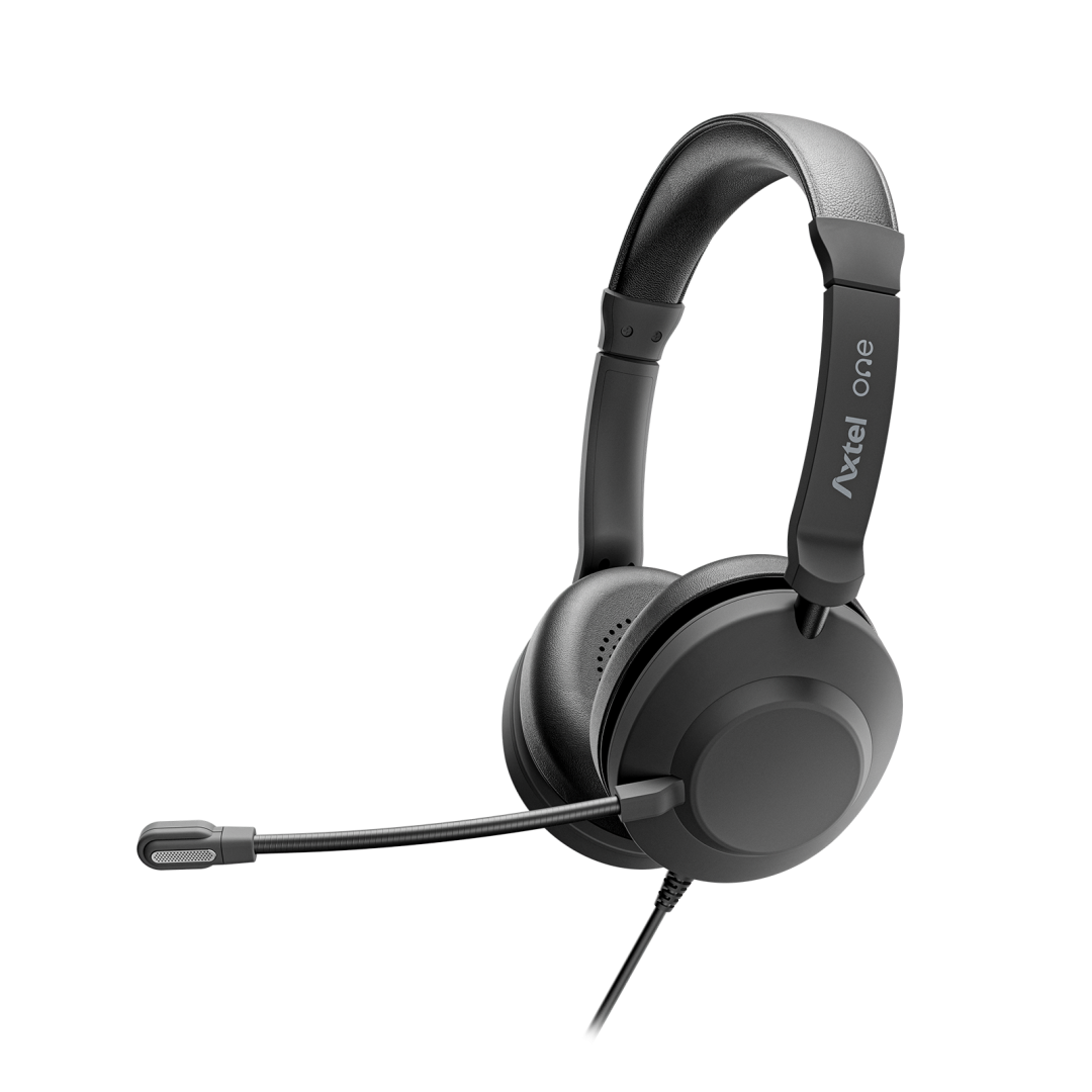 HEADSET AXTEL ONE UC35 STEREO HD AXH-ONE , Corded, Plug&Play - imagine 5