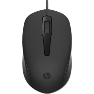 HP Mouse USB-A wired, black, 3 buttons, ambidextrous, up to