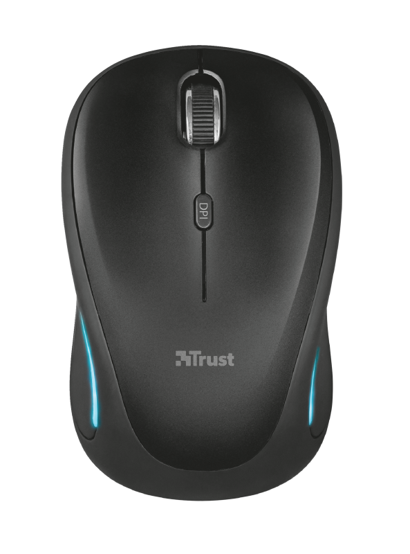 Mouse fara fir Trust Yvi FX Wireless Mouse - negru - imagine 3