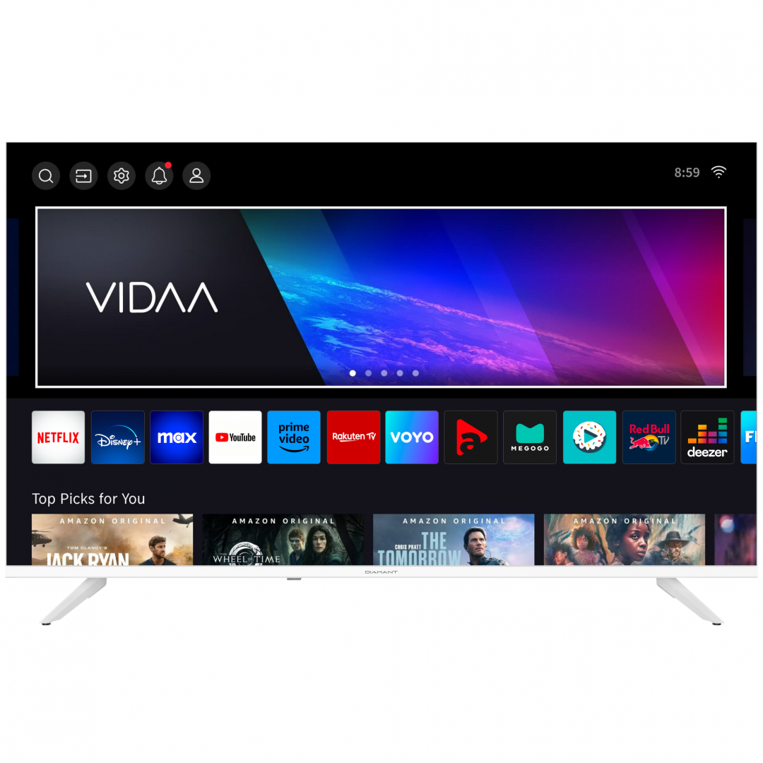 LED Tv Diamant Smart 32HL4331H/C, 80 CM, HD, Alb, Vidaa