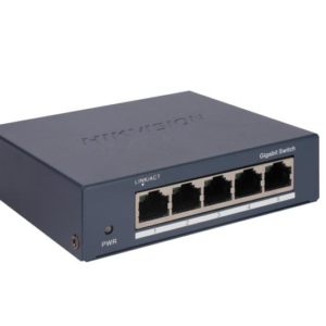 Switch Hikvision DS-3E0505-O: 5 × Gigabit RJ45 ports, 10 Gbps,