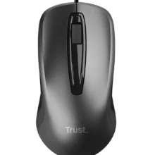 Mouse Trust cu Fir, Optic, Rezolutie Maxima 1200 Dpi, Negru