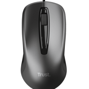 Mouse Trust cu fir, optic, rezolutie maxima 1200 DPI, negru