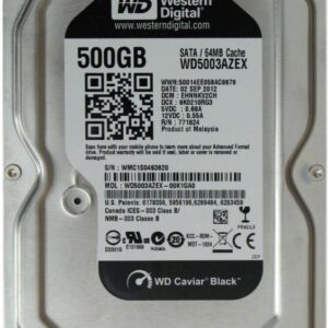 HDD  WD Black 500GB SATA-III 7200 rpm 64mb
