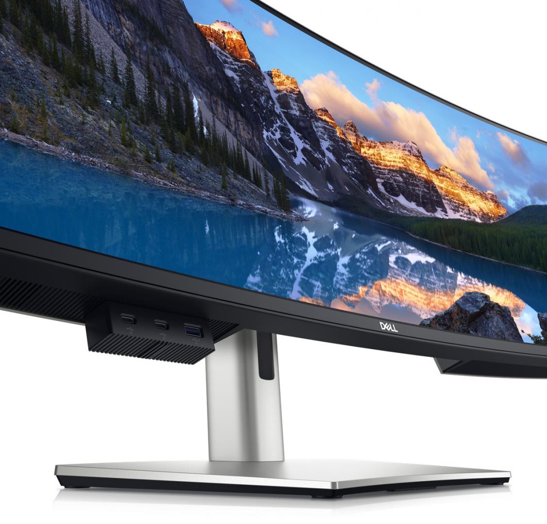 Monitor Dell Curved USB-C 49", 86.72 cm, 5ms, 5120x1440, 60Hz - imagine 9