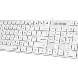Tastatura Genius SlimStar 126 cu fir, USB, multimedia, 104 taste