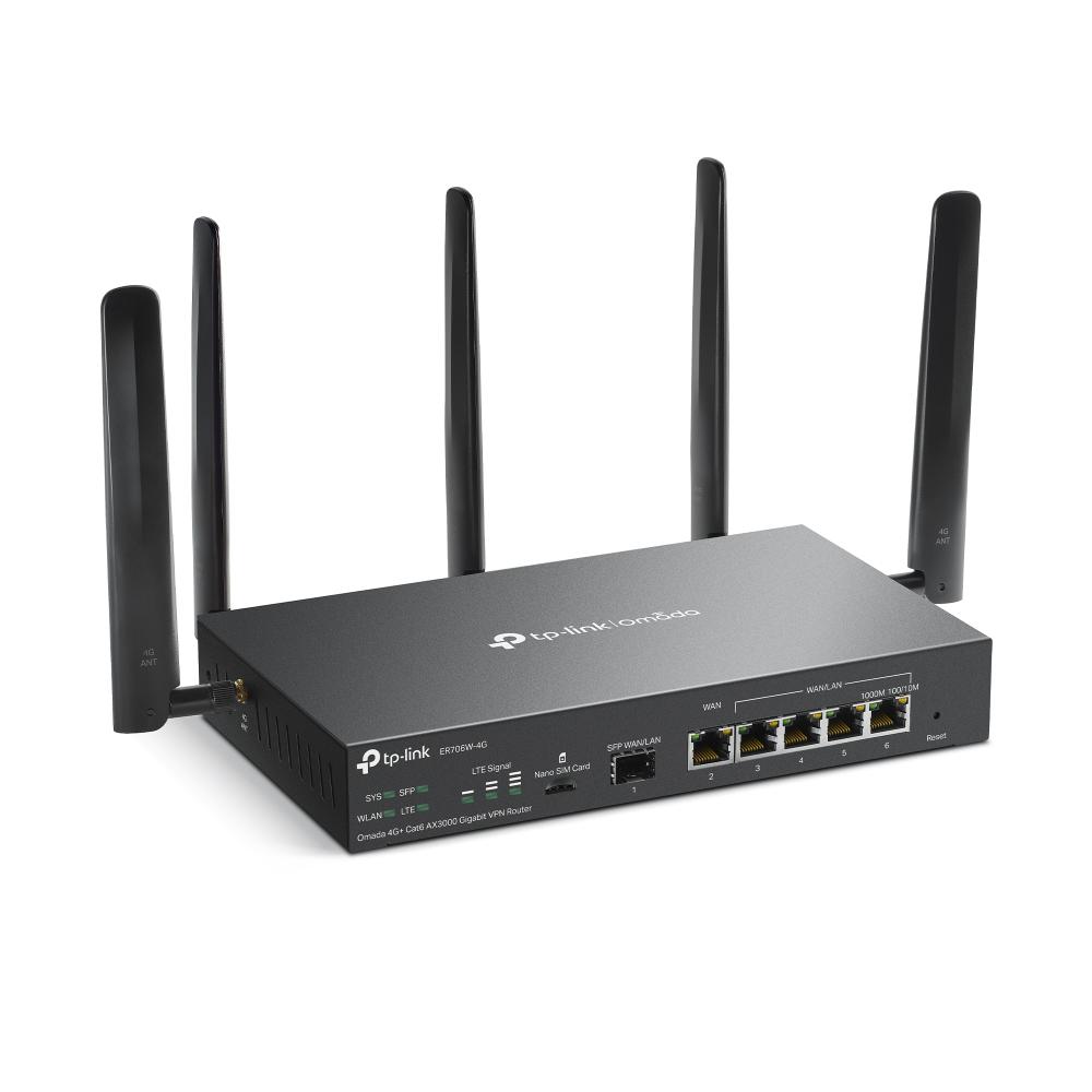 "Omada 4G+ Cat6 AX3000 Gigabit VPN Router PORT: 1× Gigabit - imagine 3
