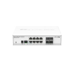 MikroTik Smart Switch, CRS112-8G-4S-IN; 8x Gigabit Ethernet, 4x SFPcages, 400MHz