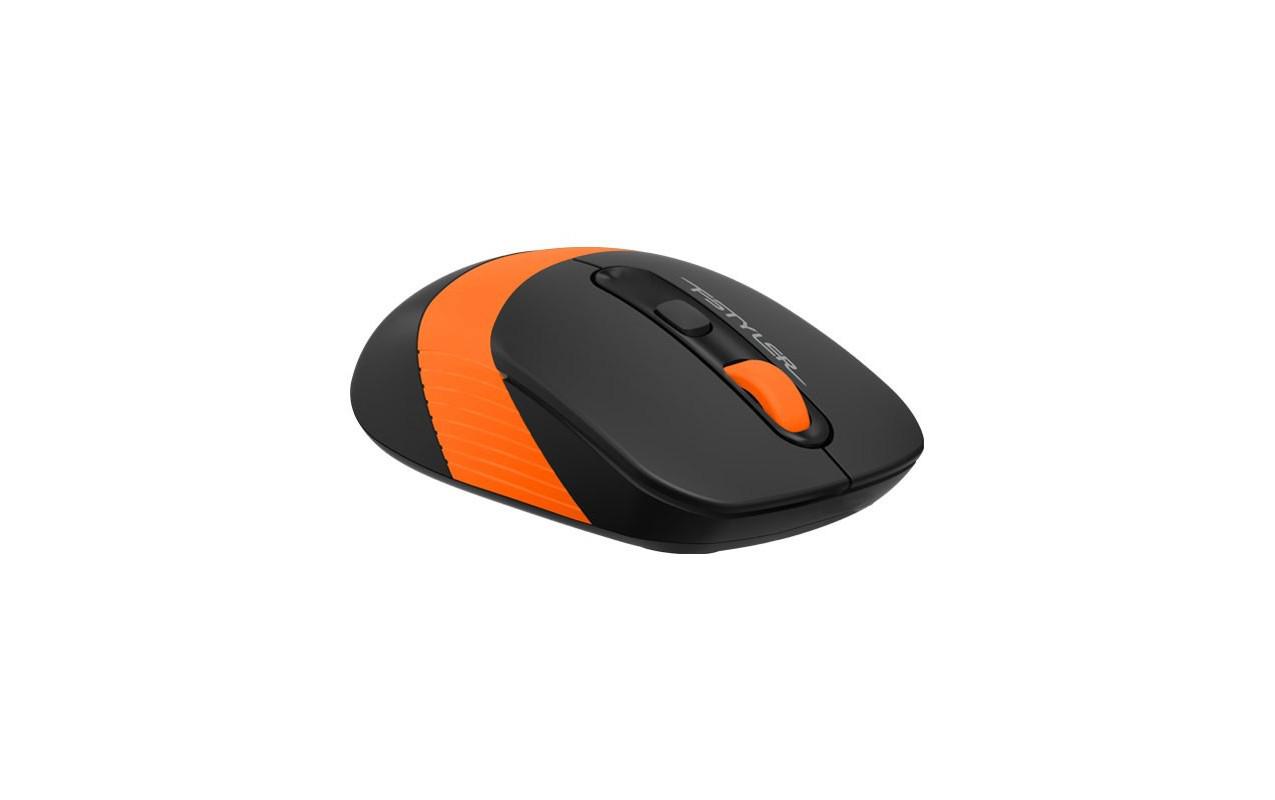 Mouse A4tech, gaming, wireless, optic, 2000 dpi, negru / portocaliu - imagine 3