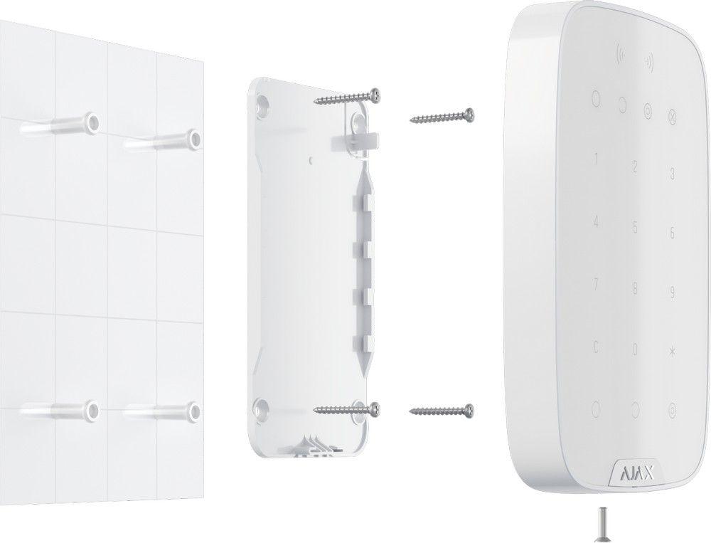 Tastatura wireless, alb - AJAX; Armarea / dezarmarea sistemului, setare - imagine 3