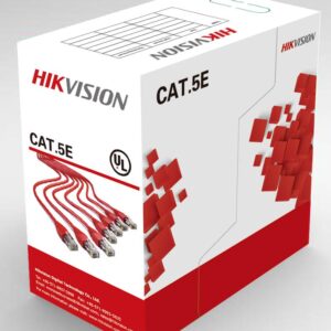 Cablu U/UTP cat. 5E Hikvision, DS-1LN5E-S, 24AWG, material cupru integral,