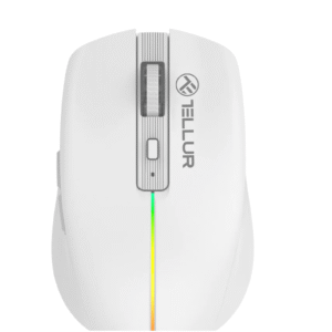 Mouse wireless Tellur Silent Click, interfata USB, rezolutie 1600 DPI,