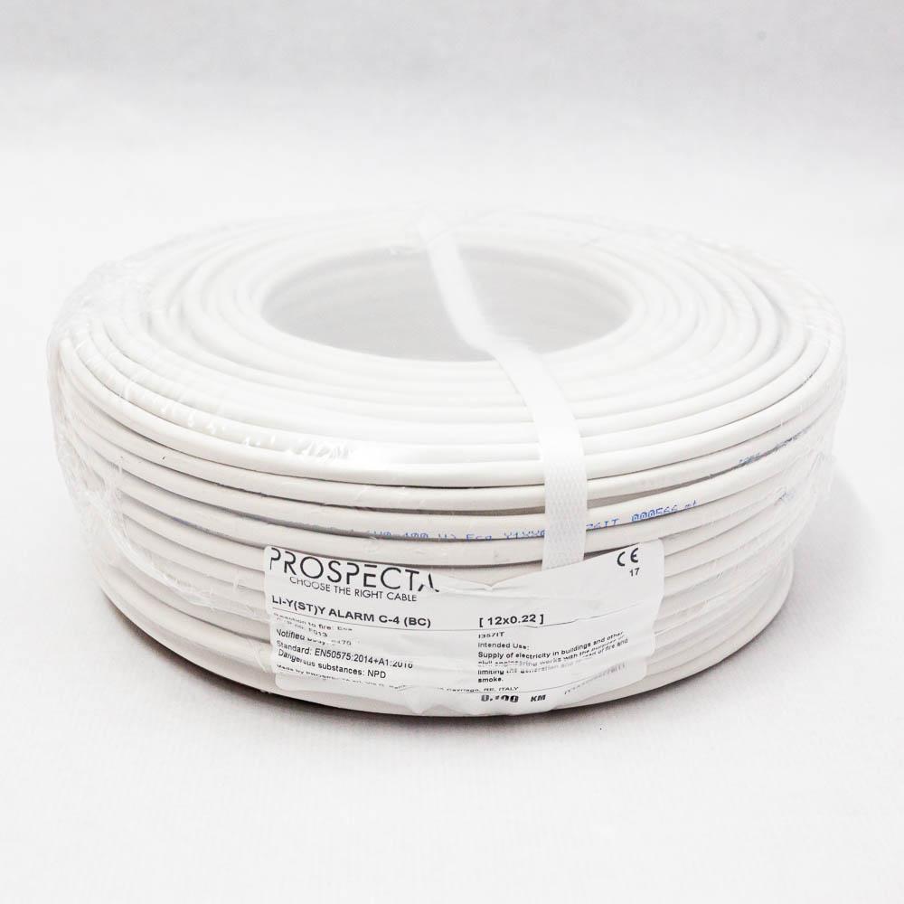 Cablu alarma 12 x 0.22 premium, cupru 100%, cod: I357IT,